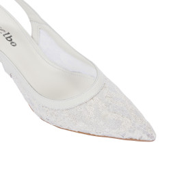 Dam sandaler 1368 vit kombinerad