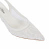 Dam sandaler 1368 vit kombinerad