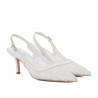 Dam sandaler 1368 vit kombinerad
