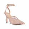 Dam sandaler 1370 beige kombinerad