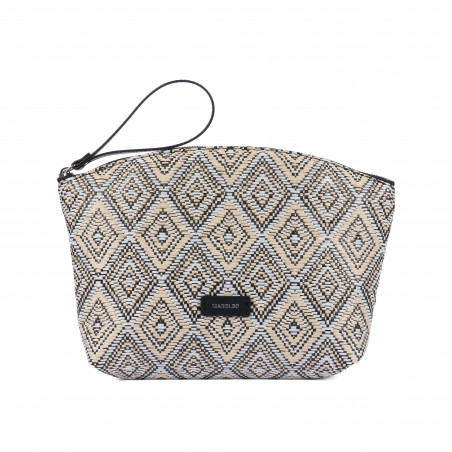 Damhandväska 213g 01 raffia noir