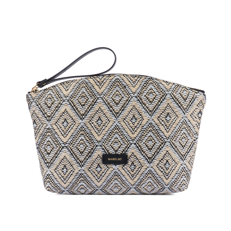 Damväska 213g raffia noir