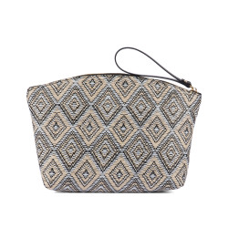 Damväska 213g raffia noir