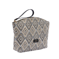 Damväska 213g raffia noir