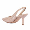 Damsandaler 1368 beige kombinerad