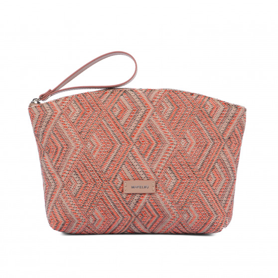 Damhandväska 213g 01 rosa kombinerat motiv