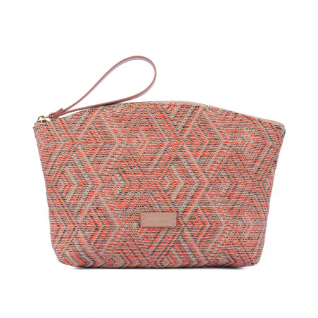 Damhandväska 213g kombinerat rosa motiv