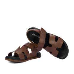 Herrsandaler 368 kaffe