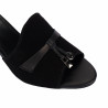 Damsandaler 1367 svart mocka