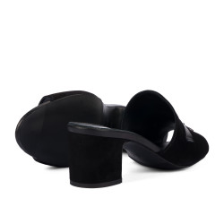 Damsandaler 1367 svart mocka