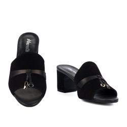 Damsandaler 1367 svart mocka