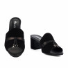Damsandaler 1367 svart mocka