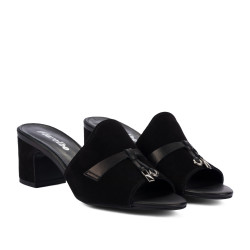Damsandaler 1367 svart mocka