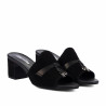 Damsandaler 1367 svart mocka