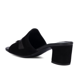 Damsandaler 1367 svart mocka