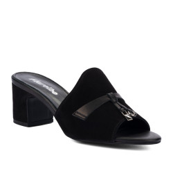 Damsandaler 1367 svart mocka
