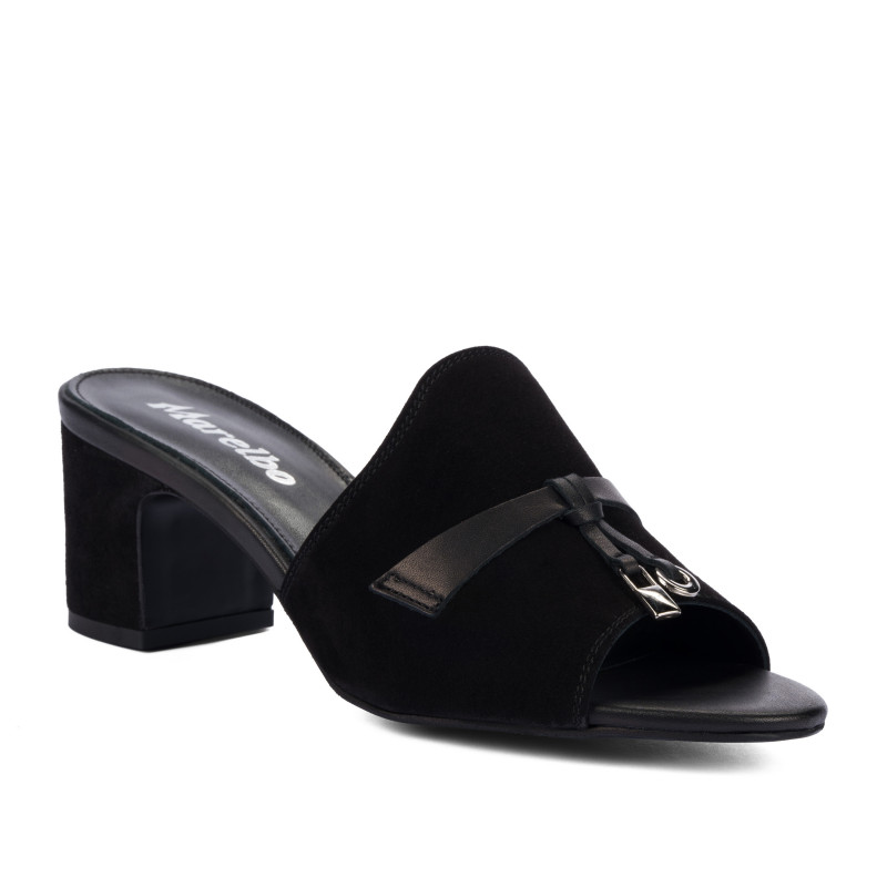 Damsandaler 1367 svart mocka
