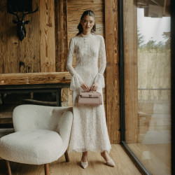 Damsandaler 1368 beige kombinerad
