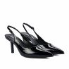 Damsandaler 1328 lack svart