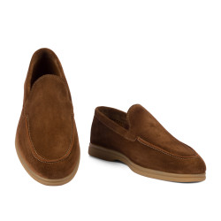 Herrloafers 980 brunt mocka