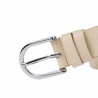 Dam bälte 43-1m beige saffiano