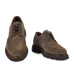 Herrskor casual 989 sand mocka