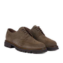 Herrskor casual 989 sand mocka