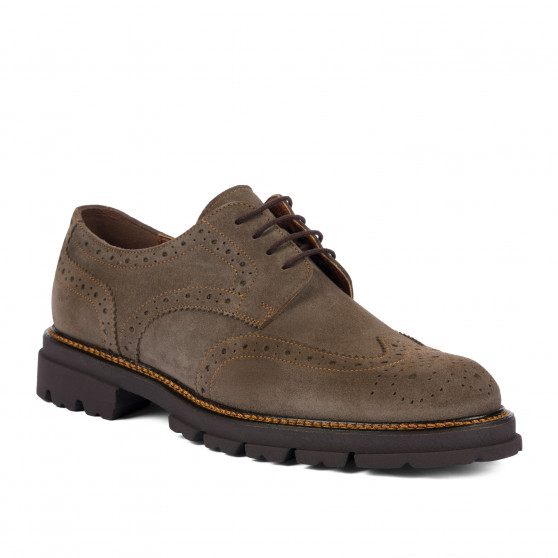 Herrskor casual 989 sand mocka