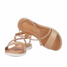 Barnsandaler 541 beige kombinerad