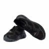 Herrarnas casual/sportskor 996 svart kombinerad mocka