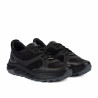 Herrarnas casual/sportskor 996 svart kombinerad mocka