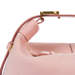Damhandväska 037g camoscio baby pink