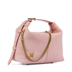 Damhandväska 037g camoscio baby pink