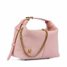Damhandväska 037g camoscio baby pink