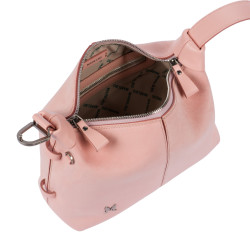 Damhandväska 037-1g 01 camoscio baby rosa