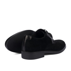 Herrskor casual 9006 svart mocka