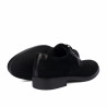 Herrskor casual 9006 svart mocka