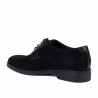 Herrskor casual 9006 svart mocka