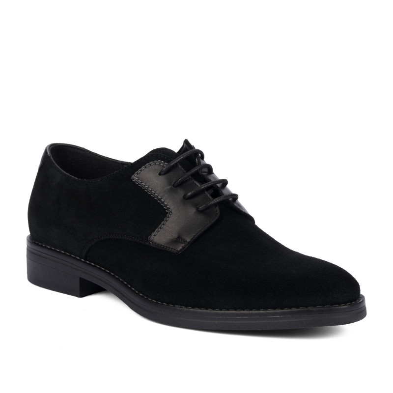 Herrskor casual 9006 svart mocka