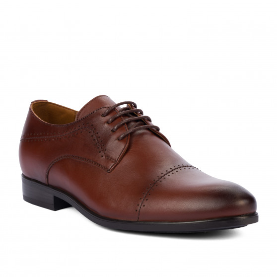 Eleganta herrskor 822-1 i konjak
