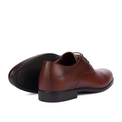 Eleganta herrskor 822-1 i konjak
