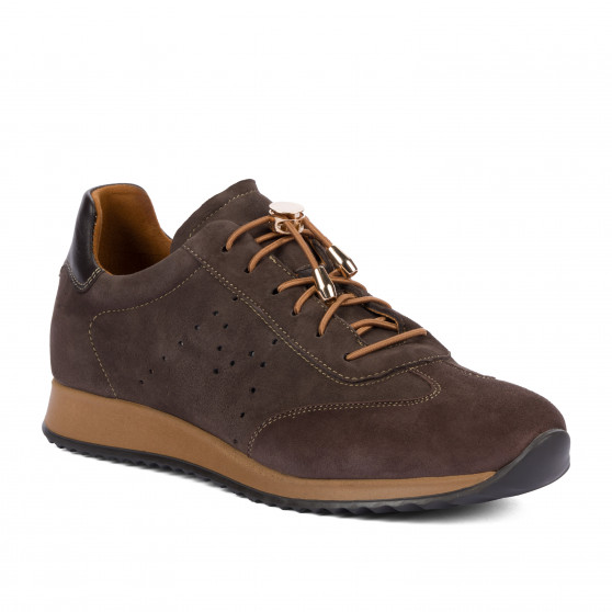 Dam sneakers 6104 bufo kaffe kombinerad