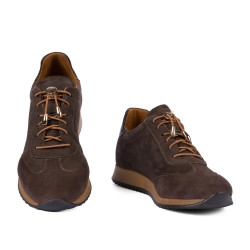 Dam sneakers 6104 bufo kaffe kombinerad