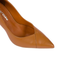 Eleganta damskor 1330 konjakbrun