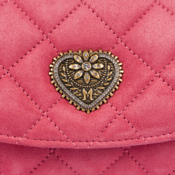 Damhandsväska axel 048g mocka rosa barbie