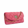 Damhandsväska axel 048g mocka rosa barbie