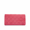 Kvinna axelväska 048g 01 camoscio rosa barbie