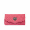 Kvinna axelväska 048g 01 camoscio rosa barbie